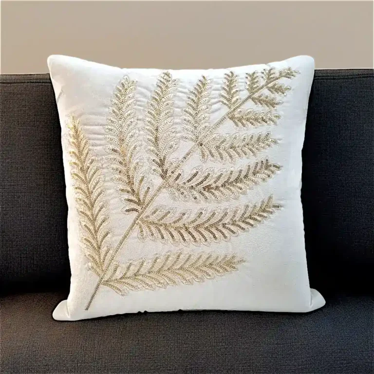Australian Leaf Pattern Premium Cushion Covers Set of 5