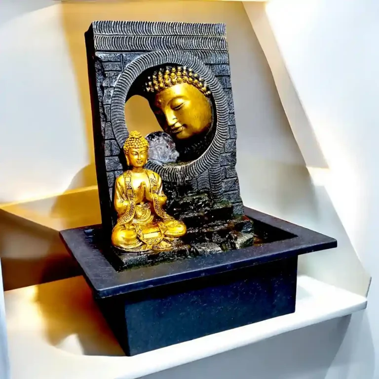 Buddha Waterfall 15 Inches Tall