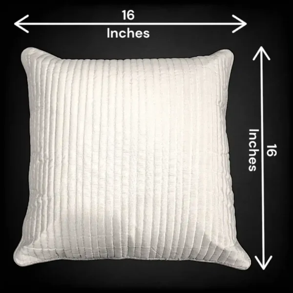 Flute Pattern Off White Cushion Covers Set of 5_1