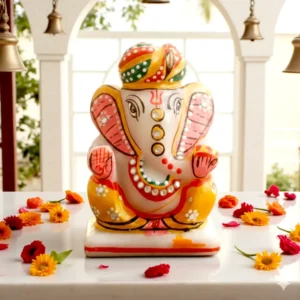 Marble Lord Ganesha Idol